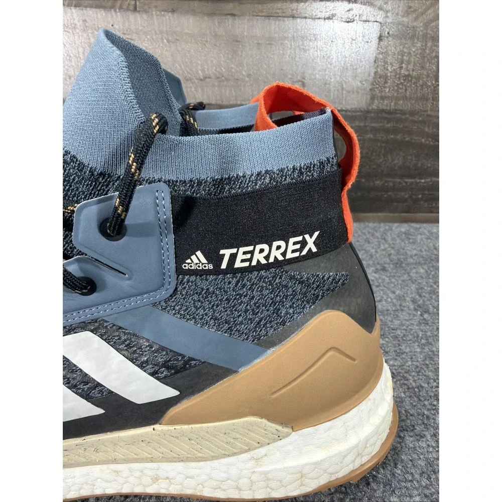 Adidas Terrex Free Hiker 2.0 GTX Hiking Boots Trail Shoes Mens Size 13 Blue